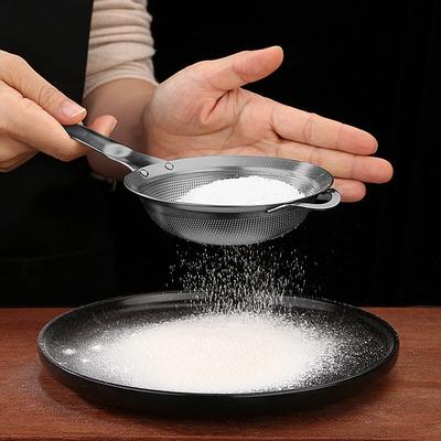 Écumoire 304 Acier Inoxydable Cuillère Filtre à Graisse, Cuisine Cuisson Tamis Fin Alimentaire pour Filtrer l'Huile et la Mousse