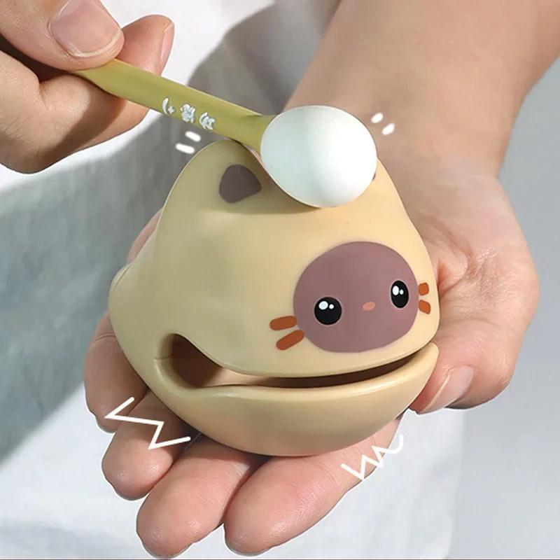 Small Wooden Fish Figurine New Office Desk Cute and Laid-back Wooden Fish Small Gift for Soothing Emotionsthe Desktop Decoration