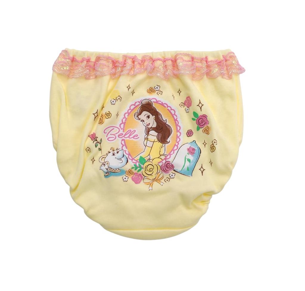 Takihyo Disney Disney Beauty and the Little Peter Tinker Cotton Girls' Panties, 2-Pack, Princess, Frozen, Rapunzel, Beast, Belle, Mermaid, Ariel, Pan,