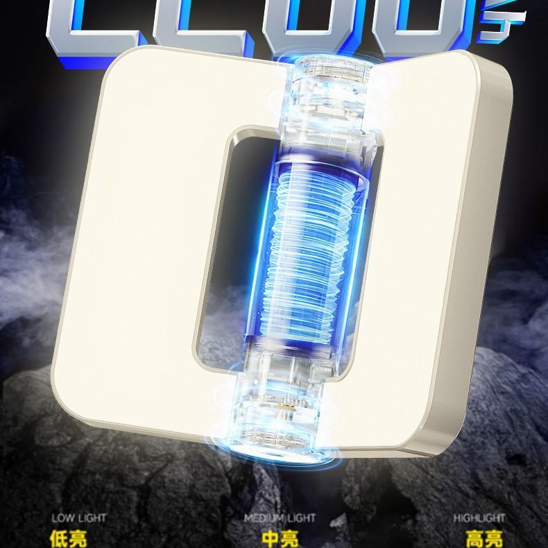 Dake wholesale solar light strong light lighting foldable small portable square solar camping light