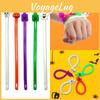 Transfrontalier Meilleures ventes Halloween Wacky Tpr Caoutchouc Souple Anti-stress Nouille Bracelet Main Corde Élastique Jouet Sorcière Violet 10.5g