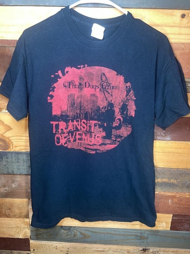 Винтажный стиль Three Days Grace Transit Or Venus Футболка Унисекс S-5XL Репринт SG713 Унисекс Футболка XXL