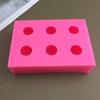 6 Cavity Tangerine Shape Silicone Molds Practical Silicone Pastry Molds for Tangerine Shape Dessert and Cake Decoration