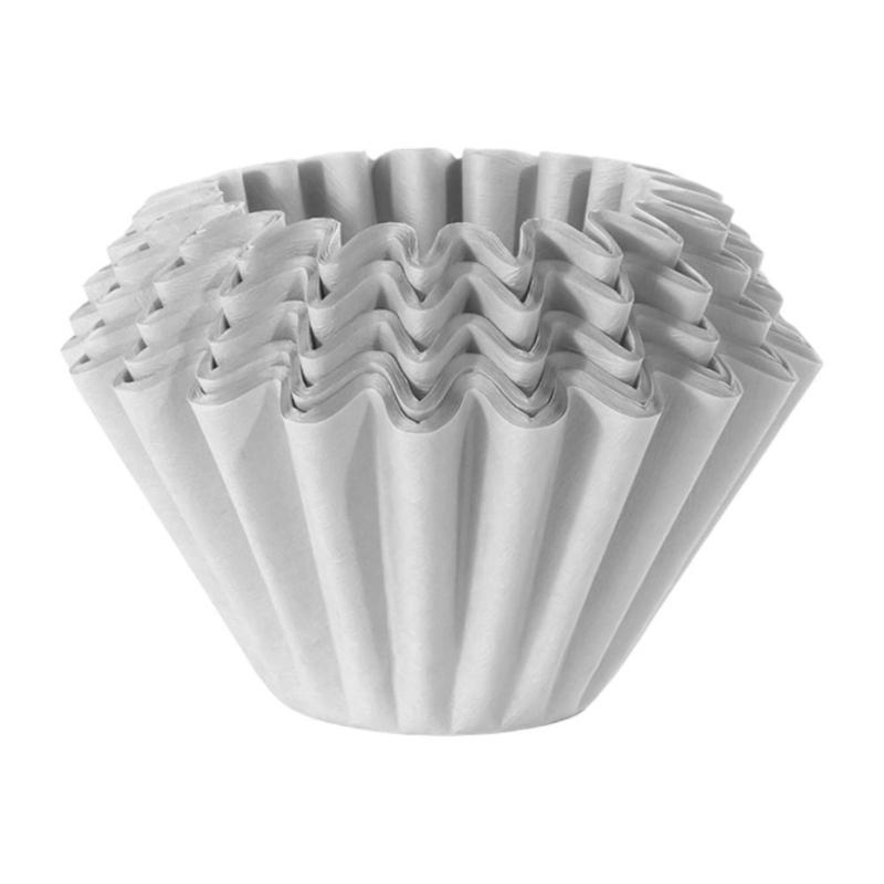 100pcs Unbleached Cone Shaped Coffee Filters Unbleached Coffee Filter Sheets for Cone Shaped Drippers белый