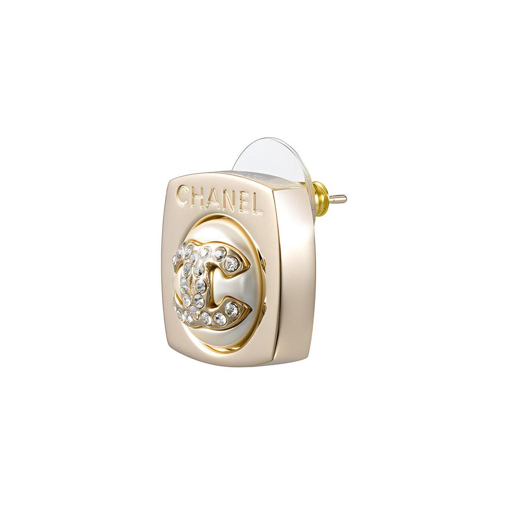 Chanel 23S Double C Logo Earrings Women Earrings Gold ABA746-B10766-NN596