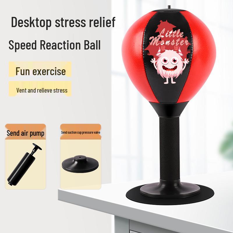 Aibeijian Children's & Adult Desktop Boxing Speed Ball - Decompression and Venting Tool