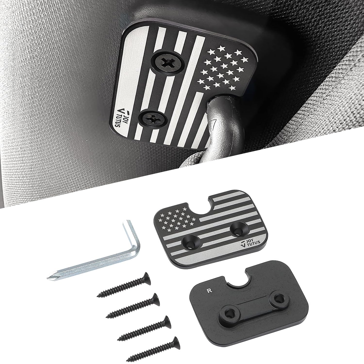 JOYTUTUS Sun Visor Repair Kit Compatible With -2025 Ram 1500, Aluminum Sun Visor Clips, Used For Restores And Repairs Sagging Sun Visor