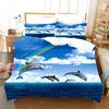 Ocean Dolphin Bedding Set Kids Winter Duvet Cover Sets Kids,twin Full Queen King Bedroom Set  Home Textile Housse De Couette