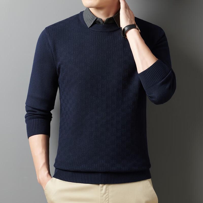 

Yiliteng Men s Shirt Collar Pullover Knit Sweater 185