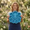 Garden Stepping Stone Form Ocean Themed Silicone Mold for DIY Patio Walkway Path Decor, Reusable Concrete Animal Animals Casting Mold, Sea