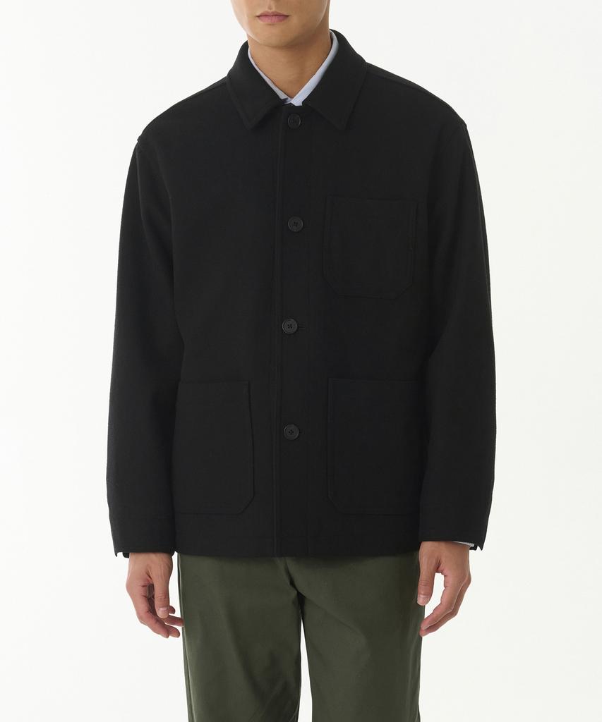 Musinsa Standard Wool Blend Chore Jacket [Black]