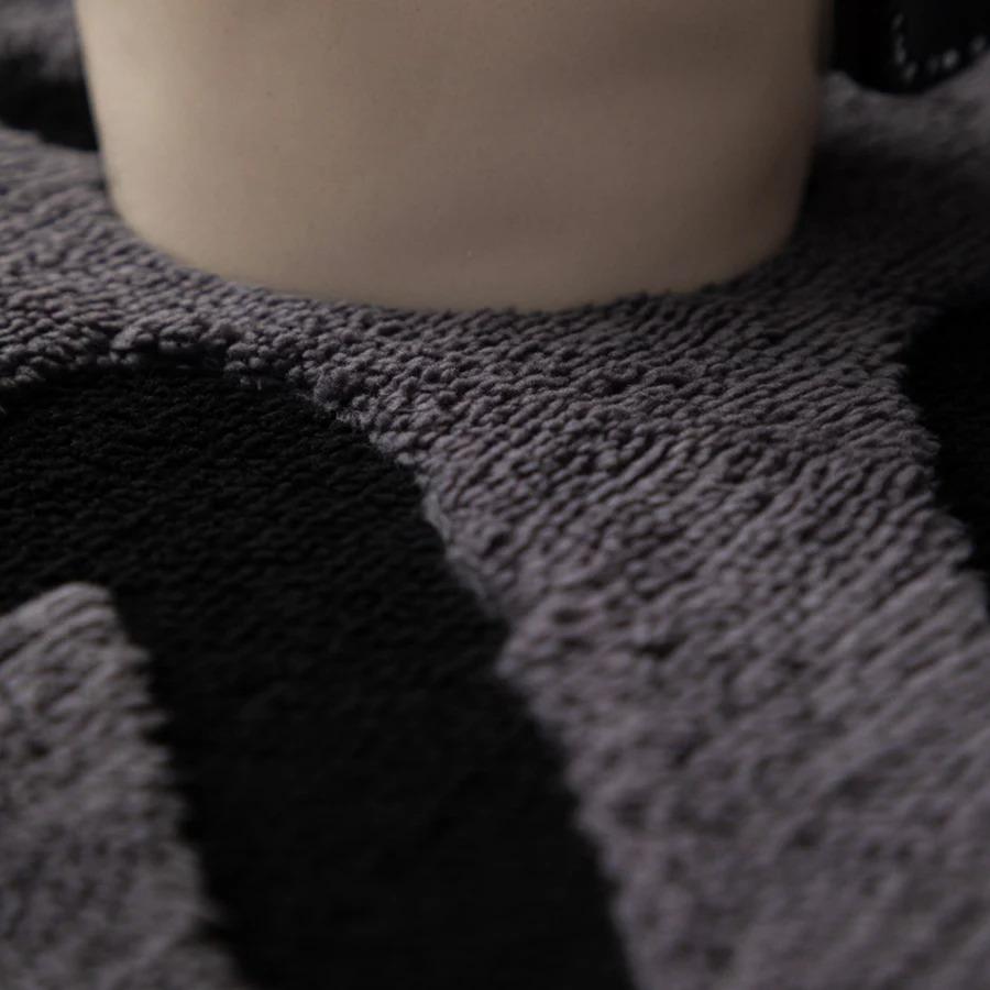 1ks Hřejivý Zesílený Nadýchaný Fleece Bohemian Ručník na Pohovku, pro Obývací Pokoj Ložnici Volný Čas Hřejivá Přikrývka Boho Potah na Pohovku