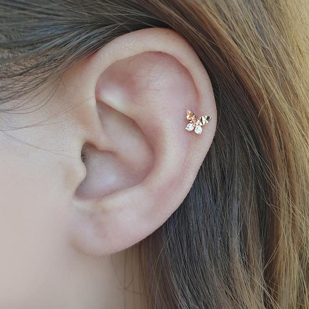 14K Cut Butterfly Piercing (S8387190)