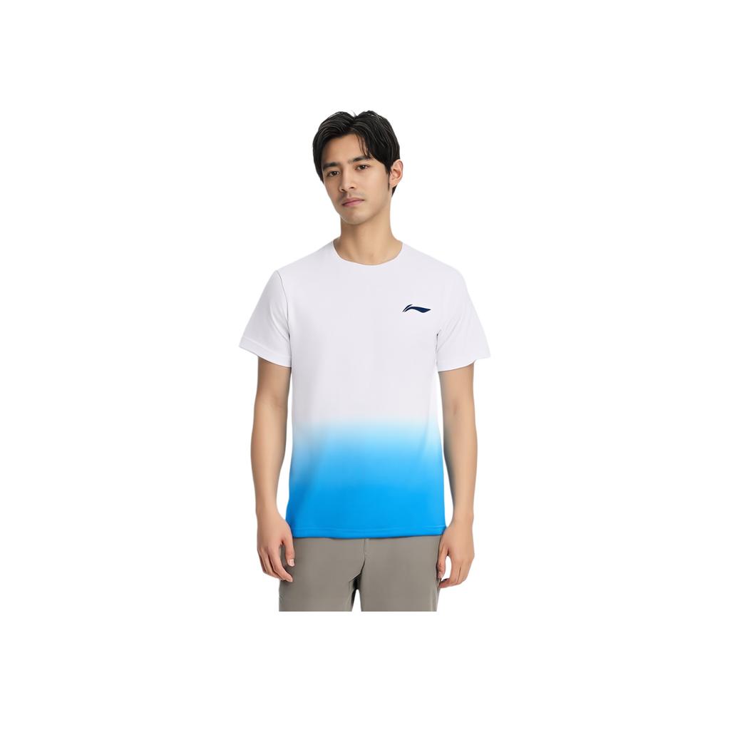 Li-Ning Fashionable Simple Beautiful Trendy Short Sleeve T-Shirt Unisex Tops White AHST355-1
