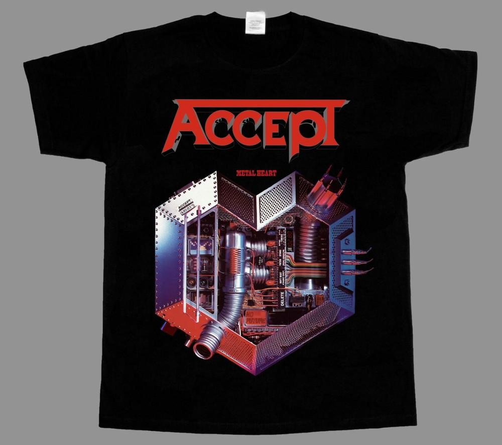 ACCEPT METAL HEART UDO NEW BLACK T-SHIRT S-4XL Unisex T-Shirt XXL