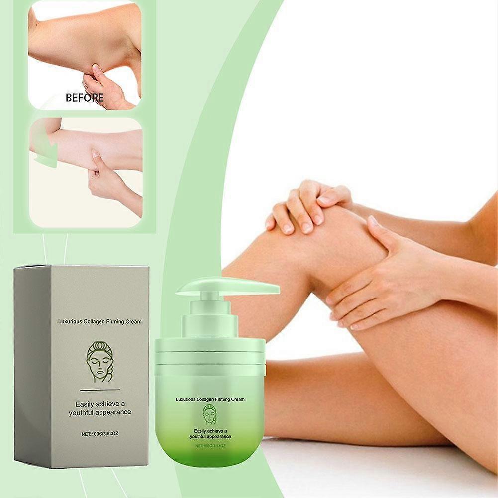 Cujmh Crema Corpo Antirughe 100g Formula Verde con Proprietà Rassodanti per Nutrizione della Pelle e Aspetto Giovane