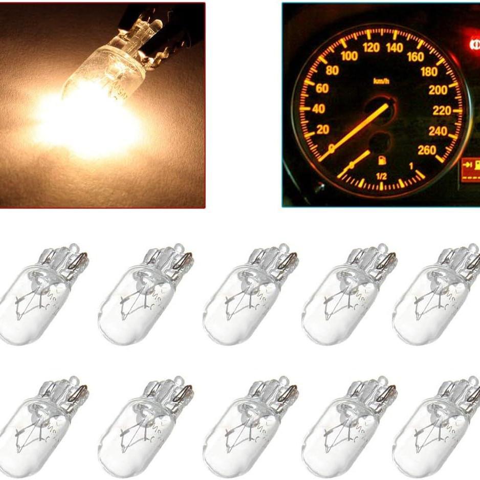12V 5W T10 Halogen Bulb for Car: Side, Door, License Plate, Trunk, and Reading Lights