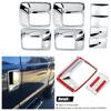 Overlay Covers Chrome Door Handle Covers for Ford F250 F350 F450 SUPER DUTY 1999-2016 (4 Doors) - WITH Passenger Keyhole