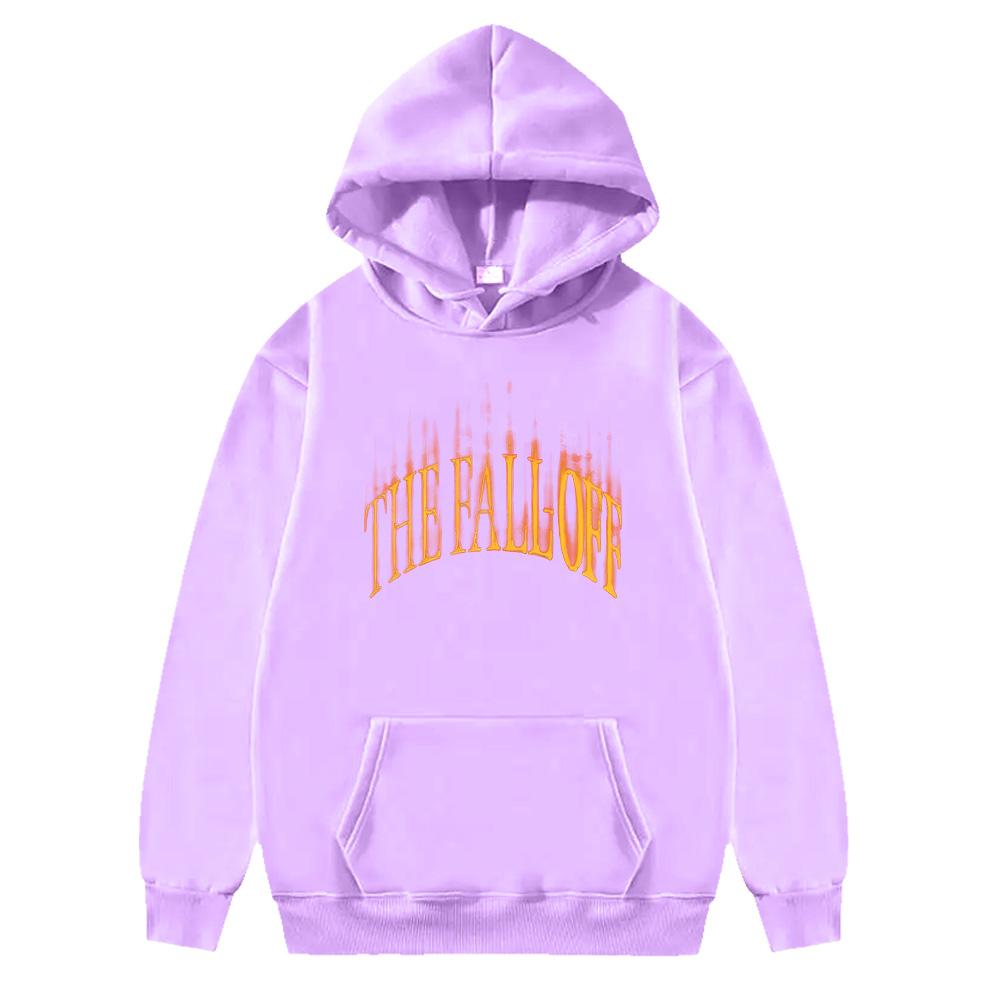 

Дж. Худі з принтом у стилі хіп-хоп Cole J.Cole THE FALL OFF Графічні Худі Вуличний Стиль Мода Чоловіки Жінки Пуловери Повсякденні M світло-фіолетового кольору