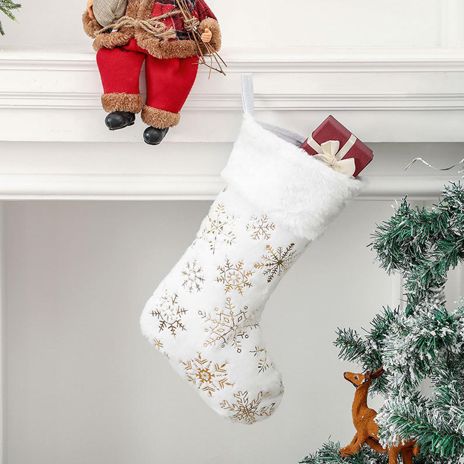 

Рождественские украшения Детский большой рождественский чулок Подарочный пакет Рождественские украшения