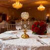 European Iron Crystal Candelabra: Heart-Shaped Metal Ornament for Candlelit Dinners & Home Decor