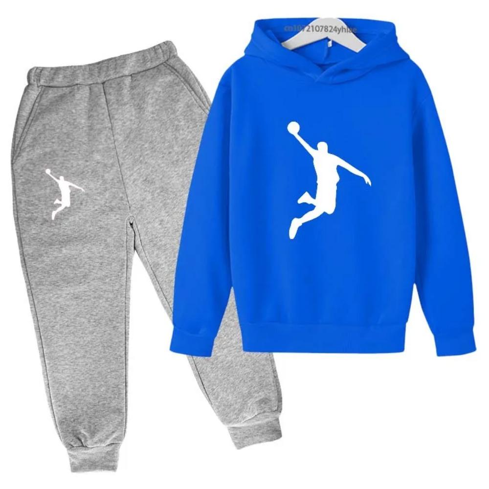 

Kids Casual Autumn Spring 2pcs Hoodie+Pants Letter Print Tracksuits 2-13 Years Boys Girls Simple Outfits Children Clothes Sets 120