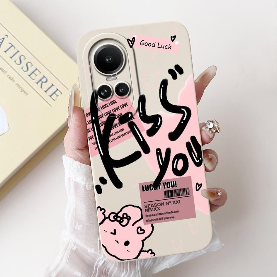 For OPPO Reno 10 Case CPH2531 Reno10 5G Cover Fashion Daisy Flower Lens Protective Soft Shell For OPPO Reno 10 Pro CPH2525 Coque