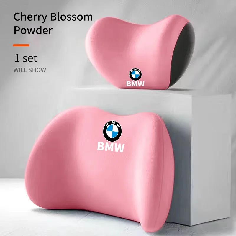 Car Sticker 2025 Hot Car Seat Headrest Lumbar Support Neck Cushion For BMW X1 X3 X4 X5 E90 E70 E60 E46 F30 F10 F15 F25 F30 G30 G