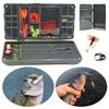 Magnetic Compartment Fishing Tackle Box Plastic Fishing Rig Board Box Fishing Tackle Storage Organizer Swivels Hook Bait Storage