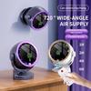 Desktop Circulating Rechargeable Table Fan with Remote Control Office Wall Mounted Electric Desk Clip Fan
