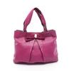 Used Vara Ribbon Tote Bag 21 B665 Leather Purple Used Women