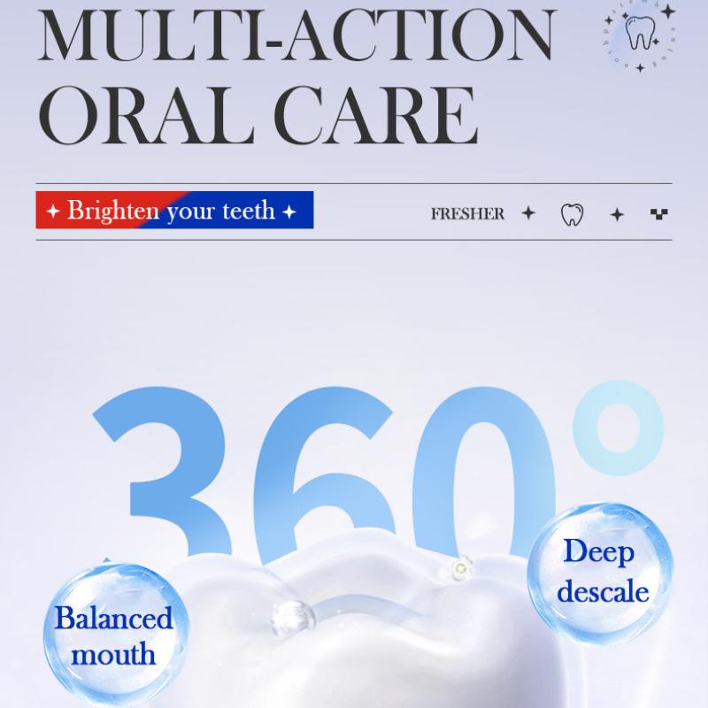 Pump Toothpaste SADOER Baking Soda Probiotics Clean Teeth Mouth Fresh