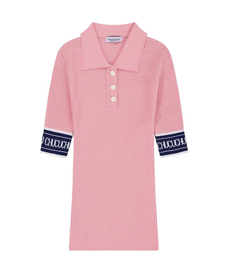 CHUCUCHU Cbess-Kts002W Cool Knit Short Sleeve Top