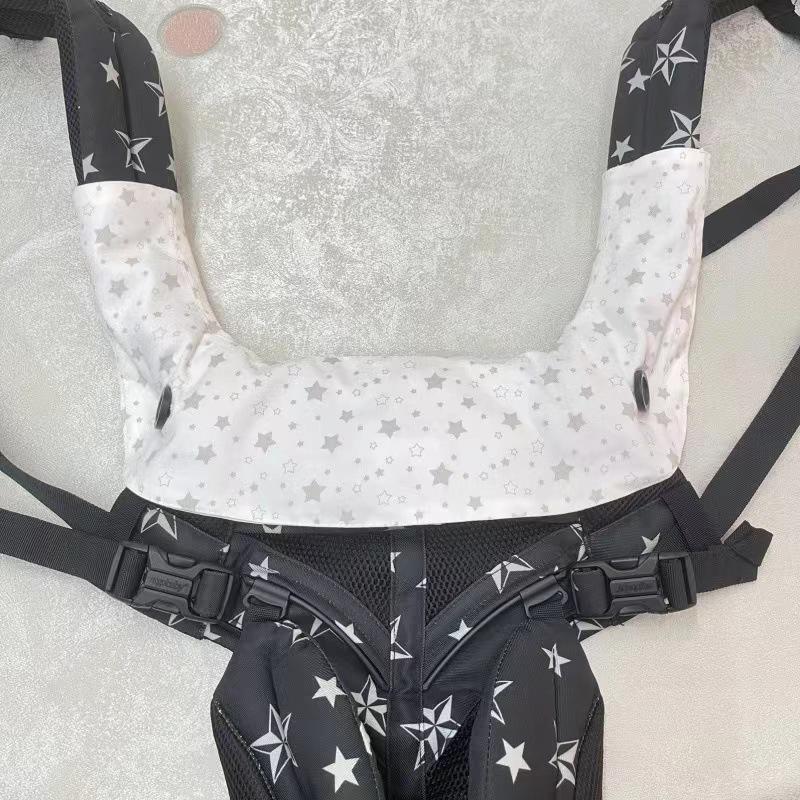 Ergobaby Universal Cotton Bib Set - Baby Carrier & Stroller Pads with Dog Print