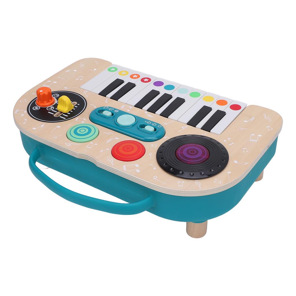 Baby Musical DJ Set Piano Multiple Sound Effects Educational Colorful DJ Mixer Musical Toy for Boys