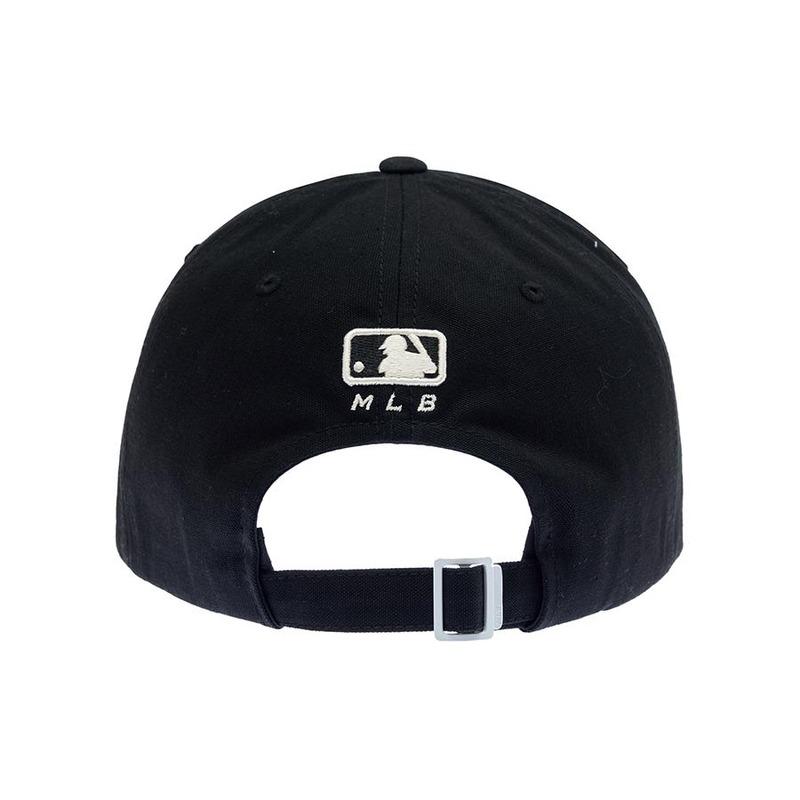 MLB Logo Design - Peaked Cap Unisex Couple Style Black 3ACPBMM4N-50BKS