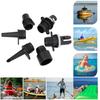 Granmagazz 6Pcs Valve Adapter Boat Pump Adapter Inflatable Multifunction Leakproof