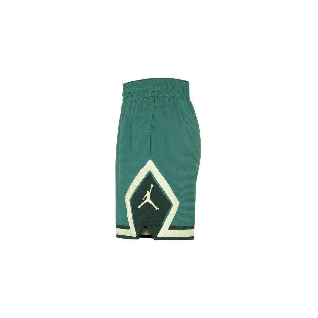 Jordan Color-Block Quick-Dry Breathable Sports Shorts Women Bottoms Deep-Spruce-Green FB4589-318