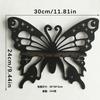 Wooden Craft Butterfly Hollow Crystal Storage Shelf Simple Home Wall Ornament Decoration