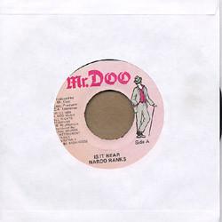 

7inch Record NARDO RANKS Is It Rear NONE Mr. Doo 1990 Jamaica Reggae Ska Dub Used