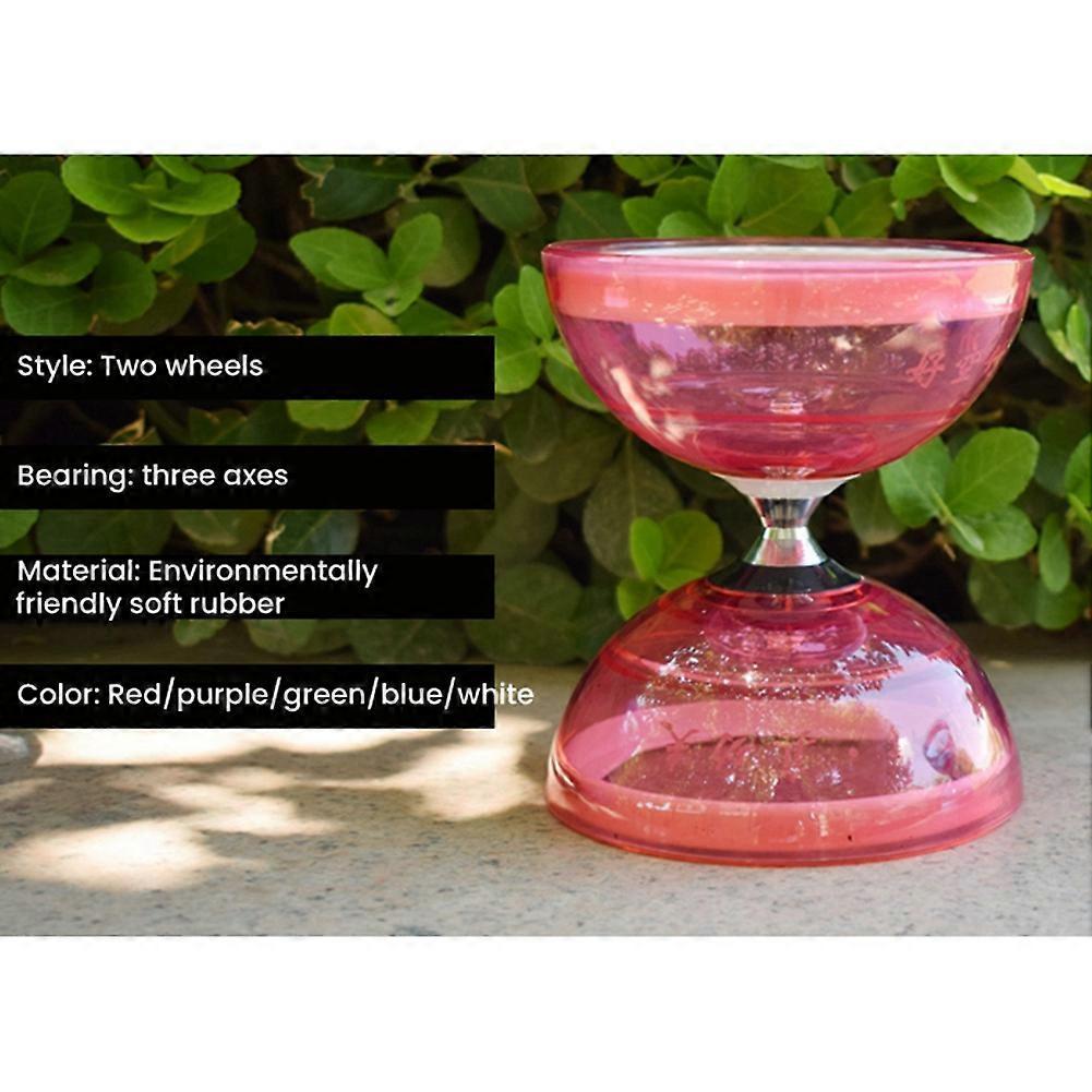 Diabolo Yoyo Elderly People Toy Kids Juggling Fitness Set Tpu Toy for Child Bearing Classic()