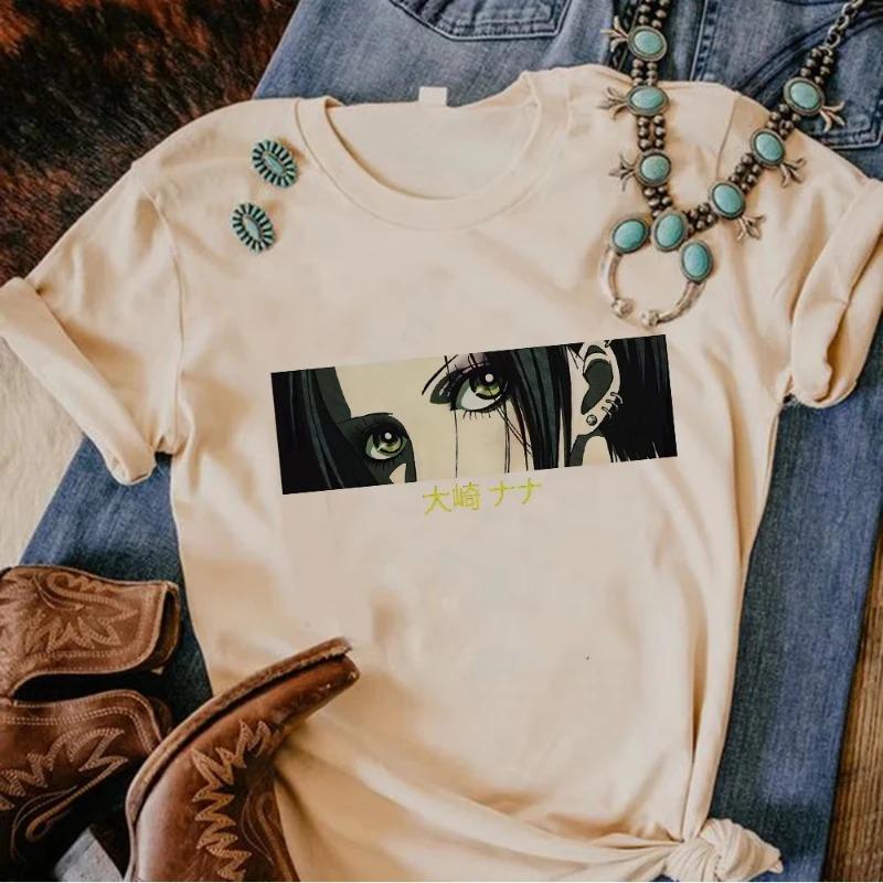 2026 Anime Nana Osaki Print T-shirts Men's Women's Short Sleeve Cotton Casual T-shirt Oversize Harajuku Streetwear Clothes for Teens