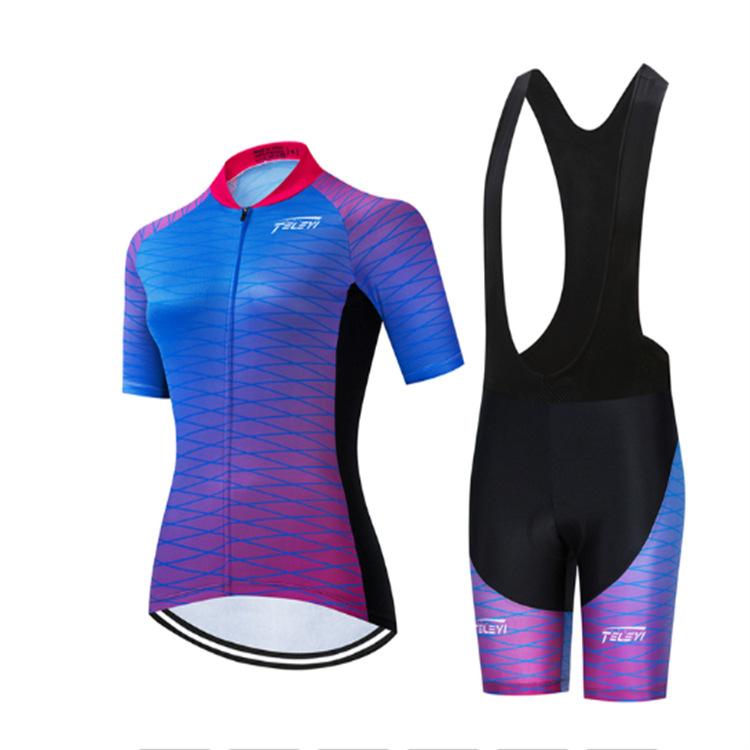 Short-sleeved Women's Professional Cycling Clothing Set,   Cycling Clothing Short-sleeved Quick-drying 2026 Summer Breathable Cycling Clothing Set