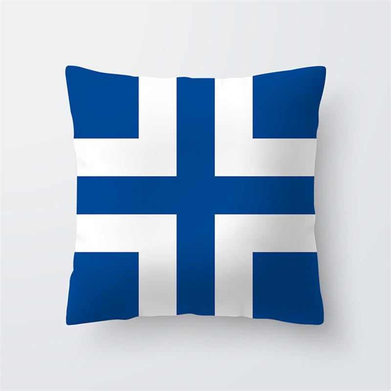 Blue Ocean Starfish Animal Print Pattern Cushion Cover for Home Living Room Sofa Bedroom Decoration Throw Pillow Cover