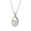 MamacitaLay 18K Gold Plated Stainless Steel Zircon Star Twelve Constellation Shell Necklace Women's Waterproof Neck Jewelry Gift