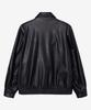 MINDBRIDGE [Couture] Out-Pocket Black Leather Oversized Blouson