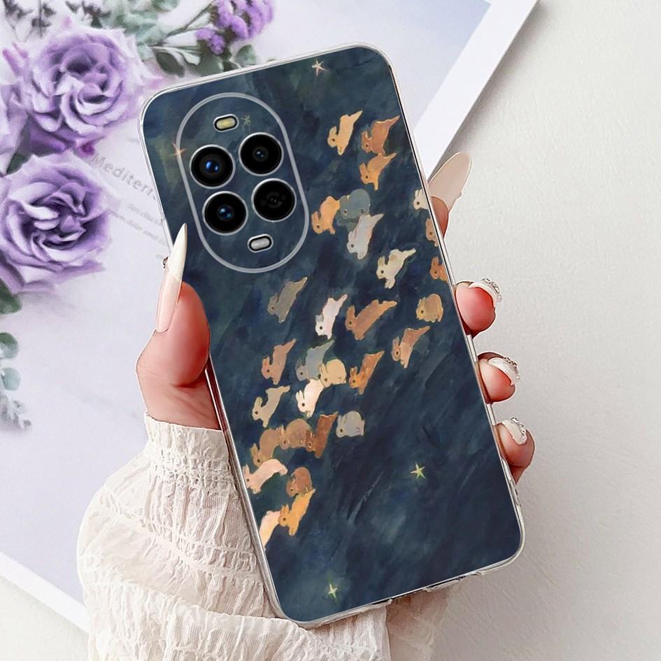 For Huawei Nova 13 Case Nova13 5G Cover BLK-AL80 Funda Popular Flower Butterfly Soft Clear Silicone Cases For Nova 13 Pro Bumper