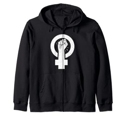 Feminist Women's Empowerment Equality Zip Hoodie