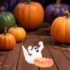 Spooky Halloween Resin Witch Bat Jack-O -Lantern Tealight Holder Table Centerpieces for Home Party Holiday Decorations