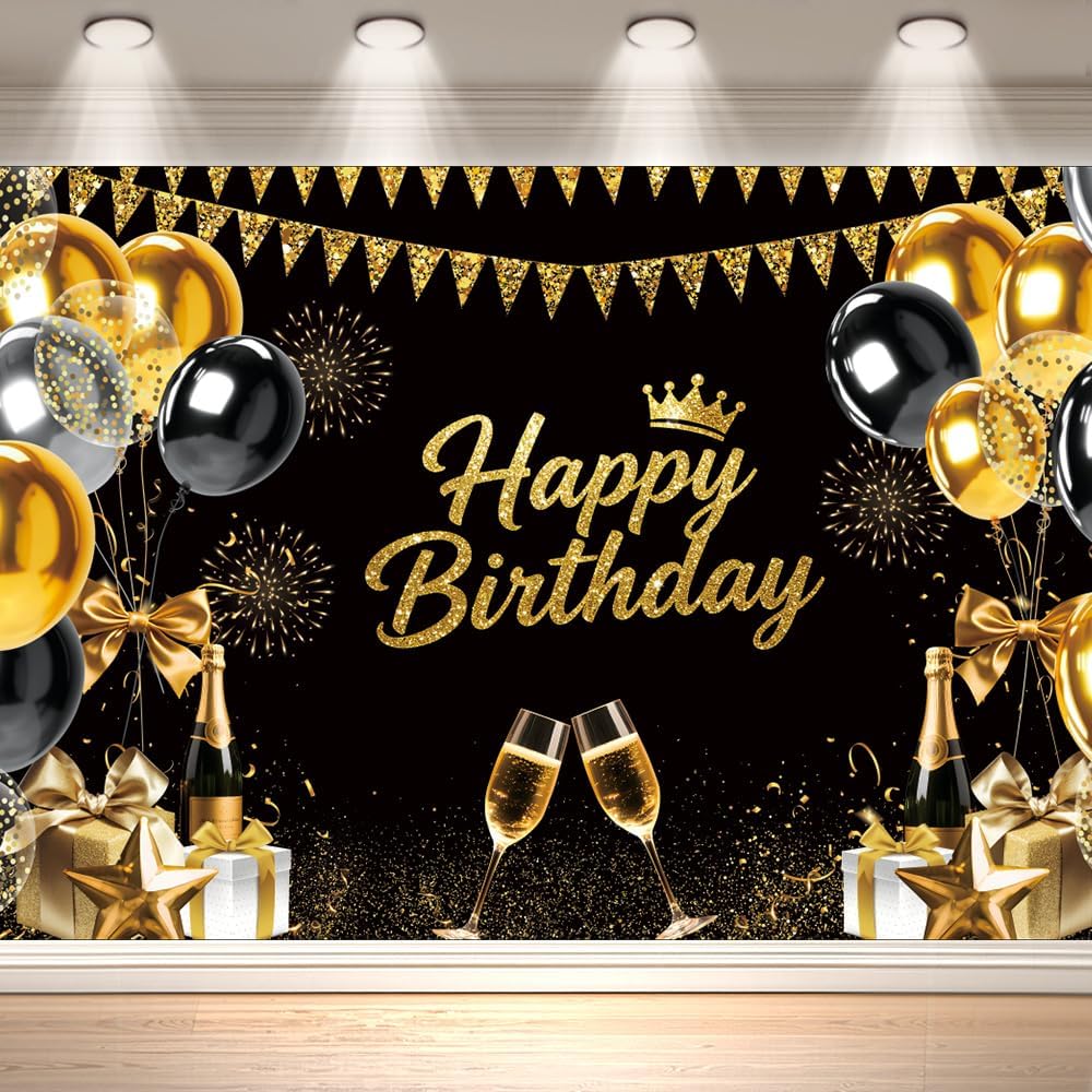 Happy Birthday Backdrop for Photography 7x5FT